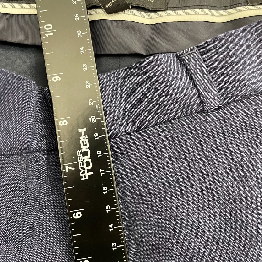 Banana Republic Logan Dress Pants Women 4 Navy Wool Lined Career Office Slacks - Picture 10 of 13
